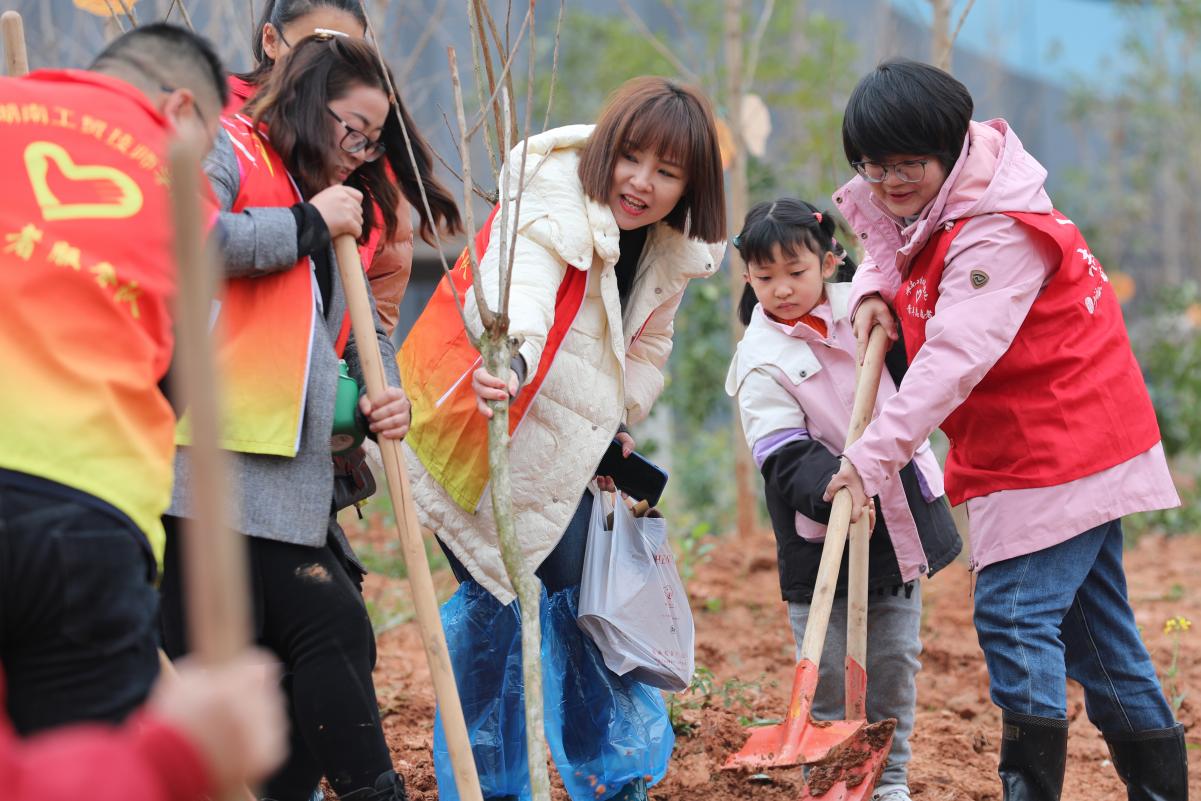 “植”此青绿 “浇”个朋友 8868·体育“8090”读书班开展义务植树活动