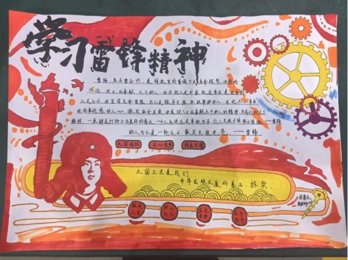 8868·体育机械工程系举办“学雷锋”手抄报主题活动